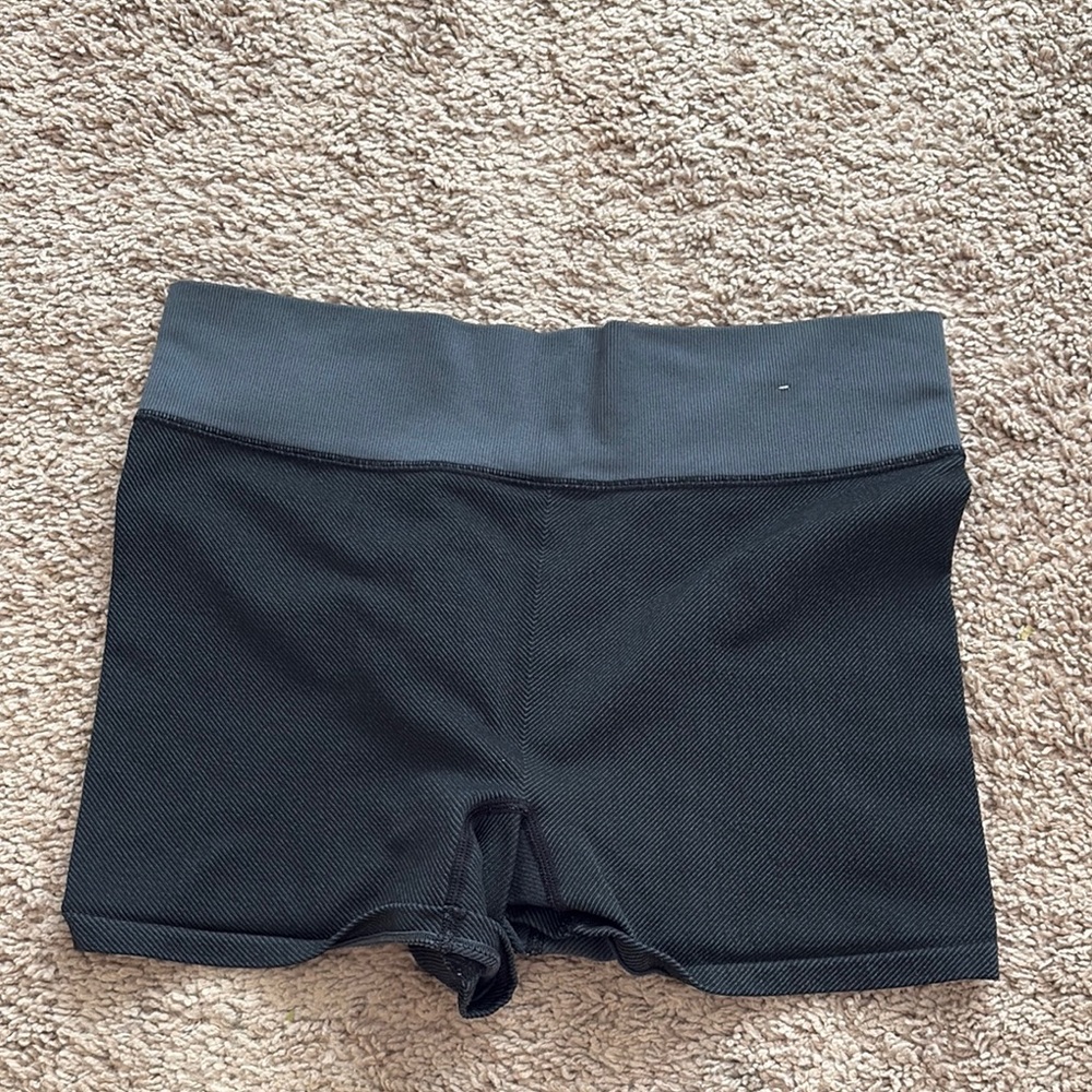 Forever 21 Black Bike Shorts with Wide Waistband
